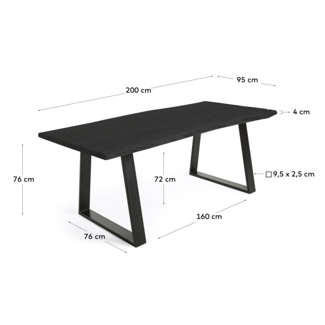 Valgomojo stalas Alaia 200 x 95 cm