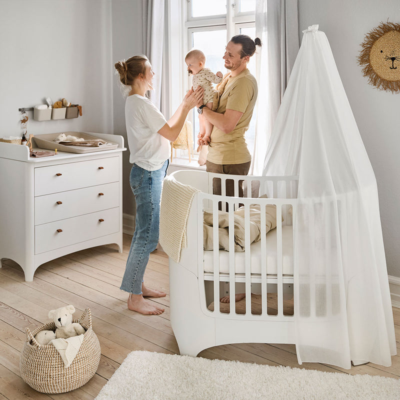 Leander Classic™ Baby Cot 0-3 yrs, White/ Balta