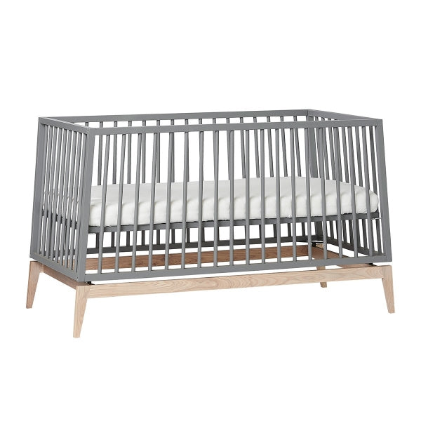 Leander Luna™ Baby Cot, 120x60 cm, Grey