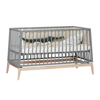 Leander Luna™ Baby Cot, 120x60 cm, Grey