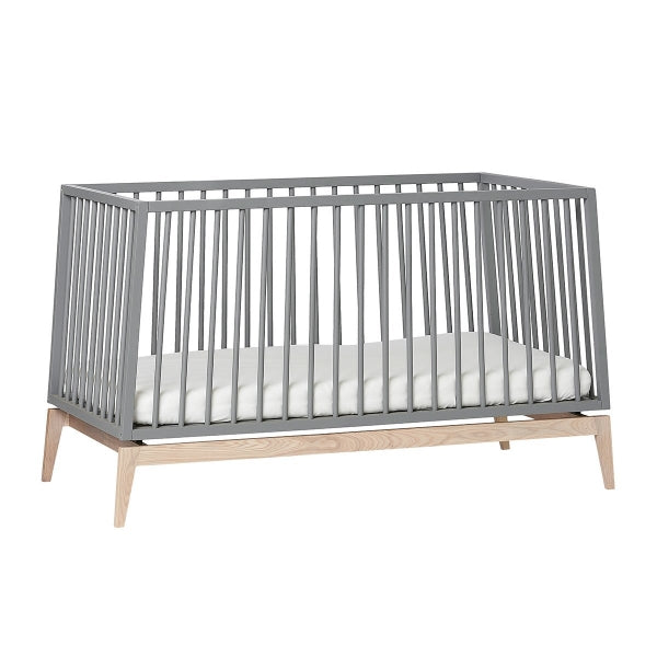 Leander Luna™ baby cot, 140x70 cm, Grey