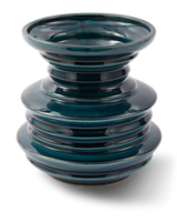 Vaza Stacked plates, žalia