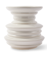 Vaza Stacked plates, balta