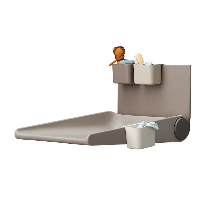 Leander Wally™ wall mounted changing table, Cappuccino