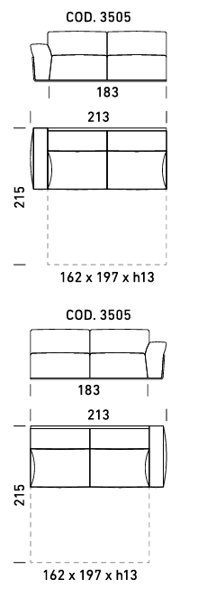 Kampinė sofa - lova Bubble