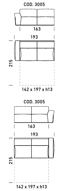 Kampinė sofa - lova Bubble