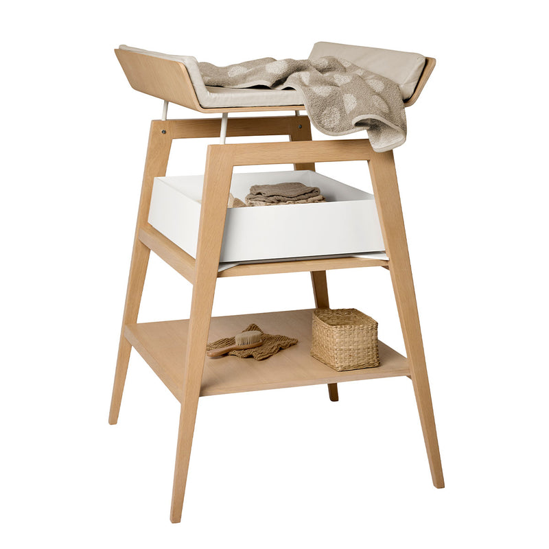 Leander Linea™ Changing Table w. foam cushion, Beech