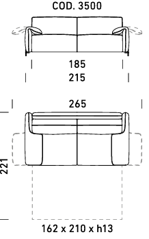 Sofa - lova Carol