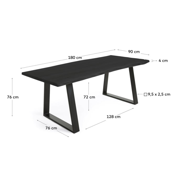 Valgomojo stalas Alaia 180 x 90 cm