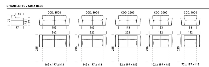 Sofa - lova Bubble