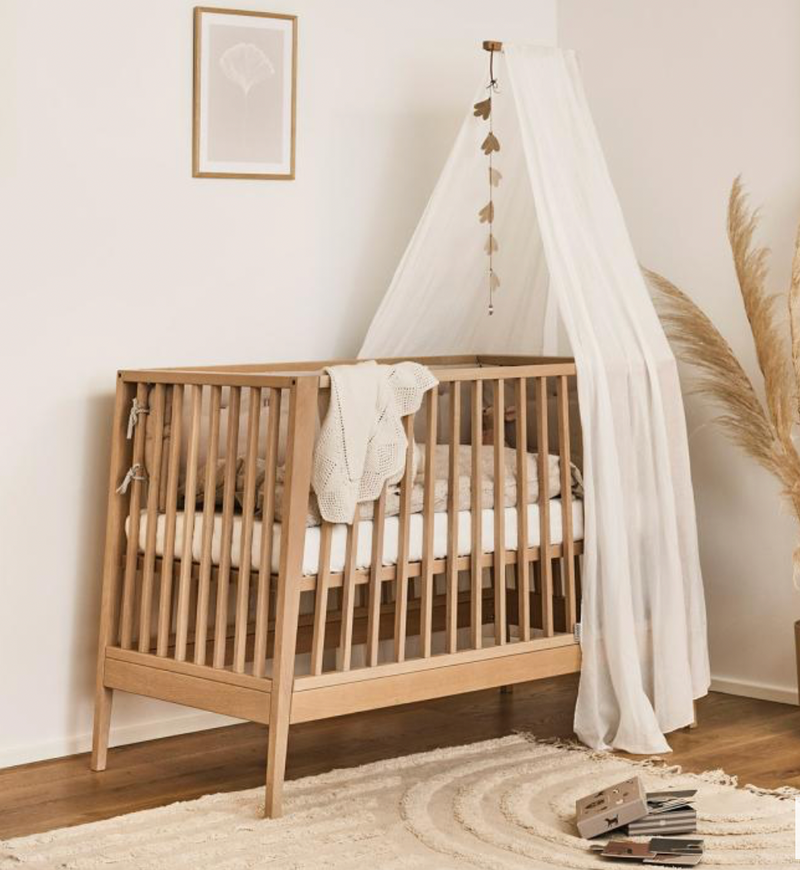 Leander Linea™ Baby Cot, Oak/ Ąžuolas