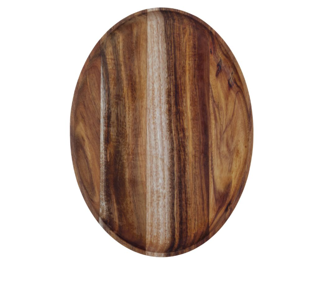 Padėklas iš akacijos medienos