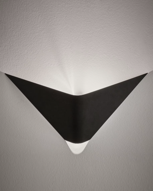 Ginebra juodos spalvos sieninis šviestuvas