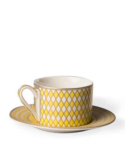 Porcelianiniai puodeliai Chess 4 vnt.