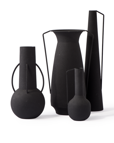 Vazos Black Roman vases   - 4 vienetų rinkinys