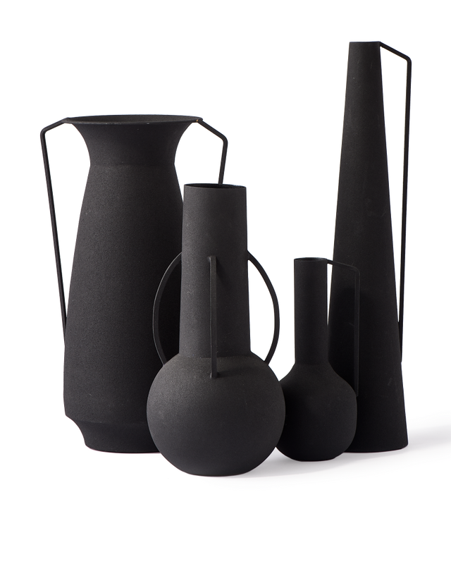 Vazos Black Roman vases   - 4 vienetų rinkinys